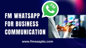 How to use FM WhatsApp for business communication?