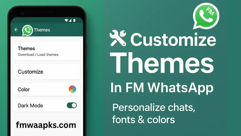 Customize Themes in FM WhatsApp