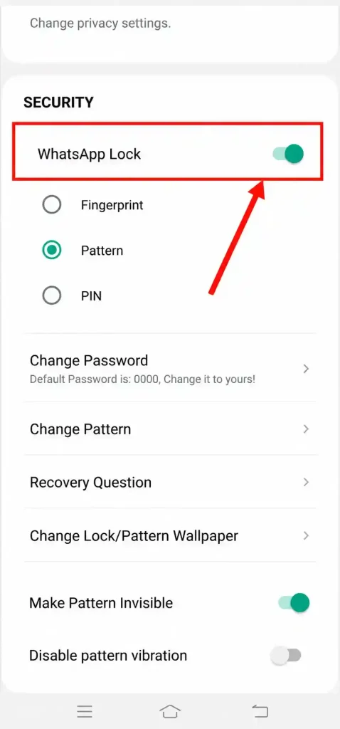 FM WhatsApp App Lock